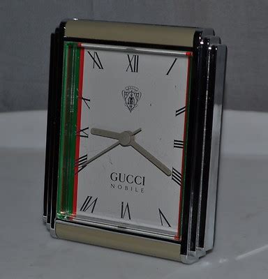 VINTAGE GUCCI NOBILE DESK CLOCK WORKING IN 